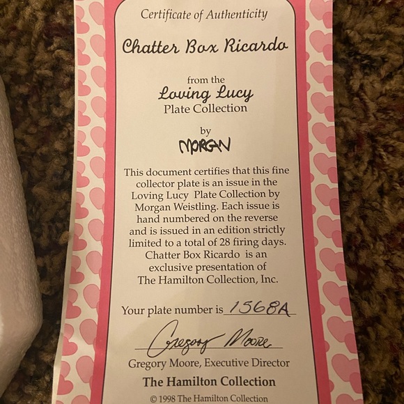 Hamilton Collection Plate - Picture 3 of 3